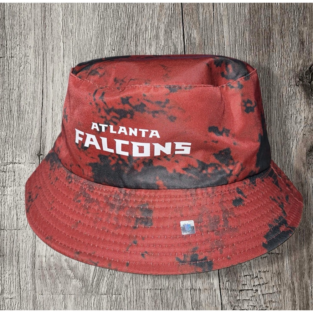 Atlanta Falcons bucket hat reversible black red black pattern supermarket promo
